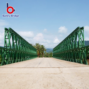 Pont en acier temporaire de haute s&eacute;curit&eacute; de capacit&eacute; de charge de pont Bailey en gros