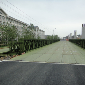 Voetgangers Bailey-brug (CB-200 Plus HD-321) in Ningbo City, provincie Zhejiang
